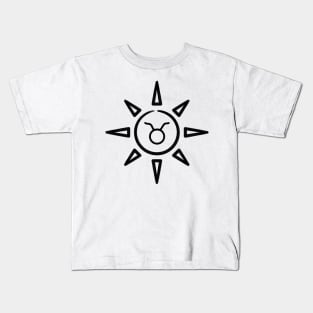 Taurus Sun Kids T-Shirt